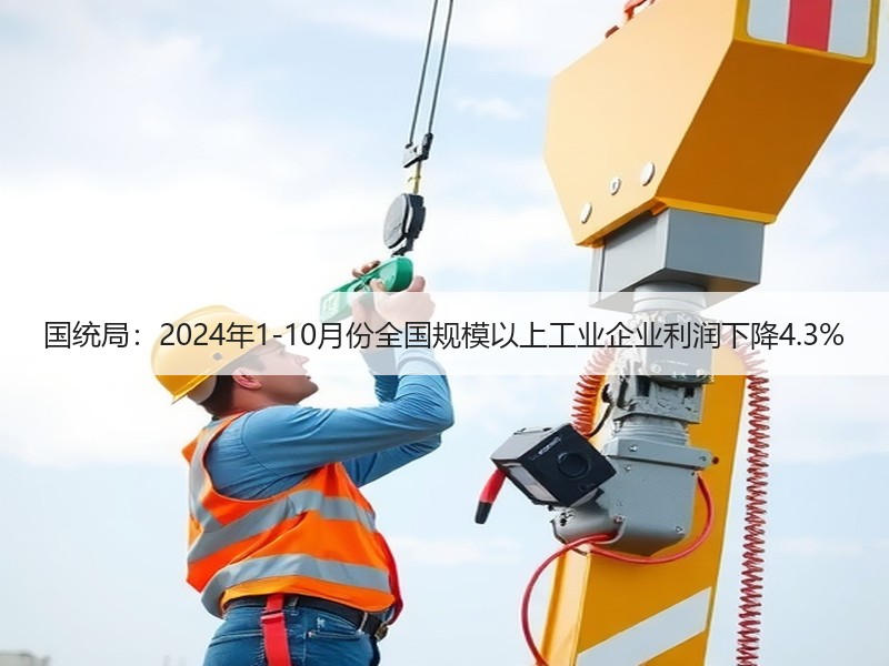 国统局:2024年1-10月份全国规模以上工业企业利润下降4.3% 国统局:2024年1-10月份全国规模以上工业企业利润下降4.3%