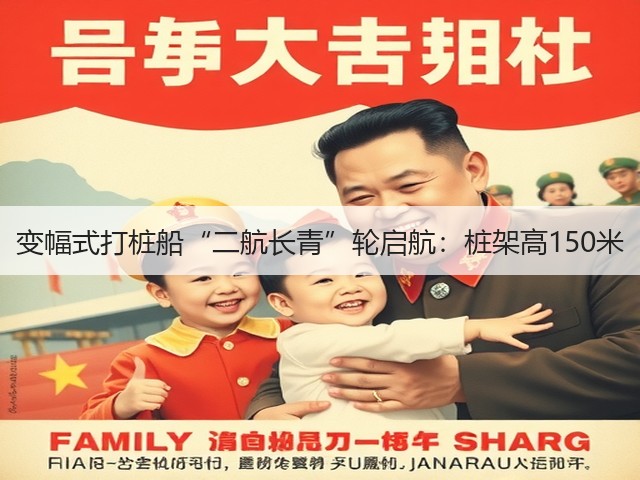 变幅式打桩船“二航长青”轮启航:桩架高150米(图2) 变幅式打桩船“二航长青”轮启航:桩架高150米(图2)