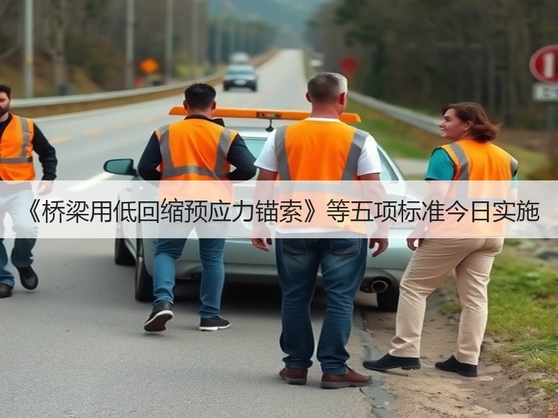 《桥梁用低回缩预应力锚索》等五项标准今日实施 《桥梁用低回缩预应力锚索》等五项标准今日实施