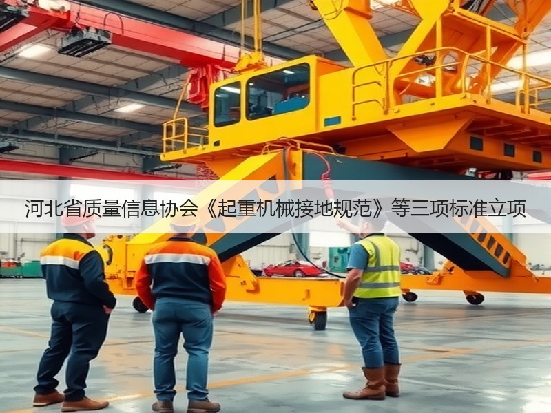 河北省质量信息协会《起重机械接地规范》等三项标准立项 河北省质量信息协会《起重机械接地规范》等三项标准立项