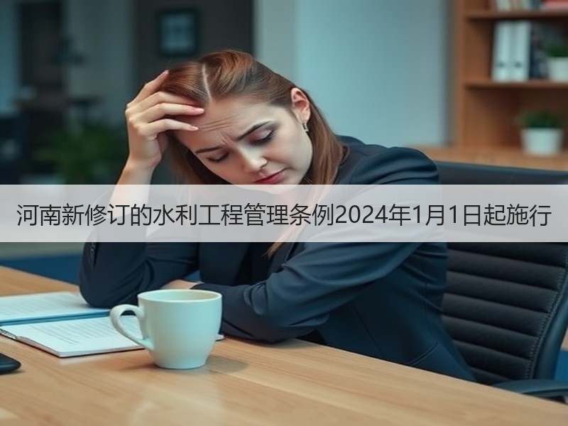 河南新修订的水利工程管理条例2024年1月1日起施行 河南新修订的水利工程管理条例2024年1月1日起施行
