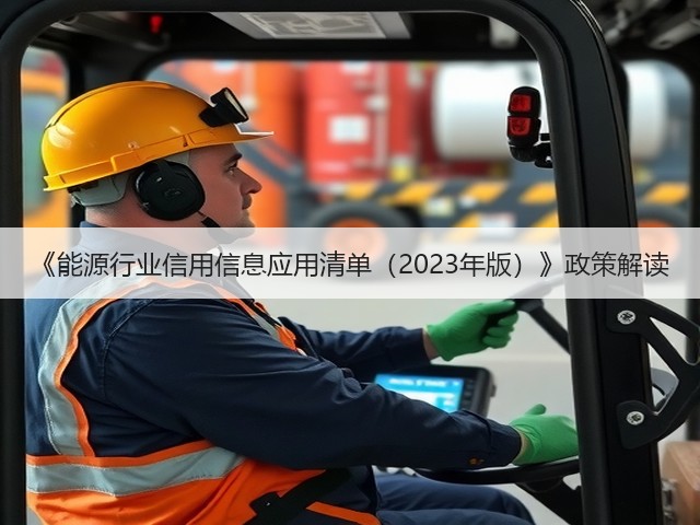 《能源行业信用信息应用清单(2023年版)》政策解读(图3) 《能源行业信用信息应用清单(2023年版)》政策解读(图3)