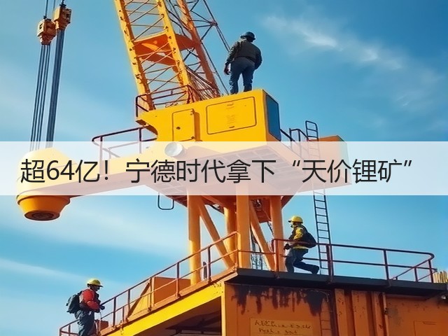 超64亿!宁德时代拿下“天价锂矿”(图2) 超64亿!宁德时代拿下“天价锂矿”(图2)