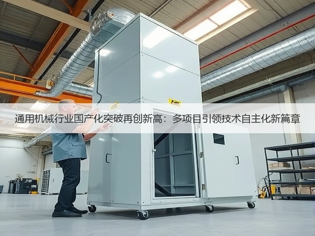 通用机械行业国产化突破再创新高:多项目引领技术自主化新篇章(图1) 通用机械行业国产化突破再创新高:多项目引领技术自主化新篇章(图1)