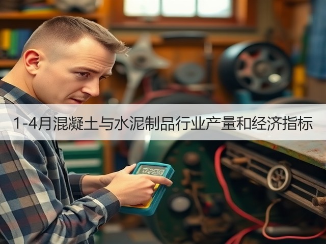 1-4月混凝土与水泥制品行业产量和经济指标(图3) 1-4月混凝土与水泥制品行业产量和经济指标(图3)