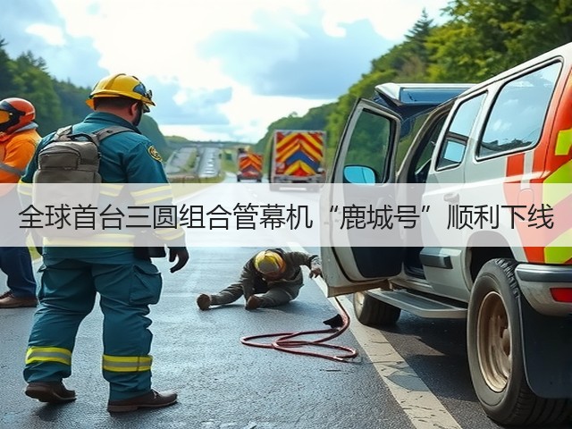 全球首台三圆组合管幕机“鹿城号”顺利下线(图2) 全球首台三圆组合管幕机“鹿城号”顺利下线(图2)