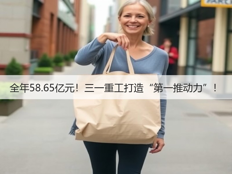 全年58.65亿元！三一重工打造“第一推动力”！