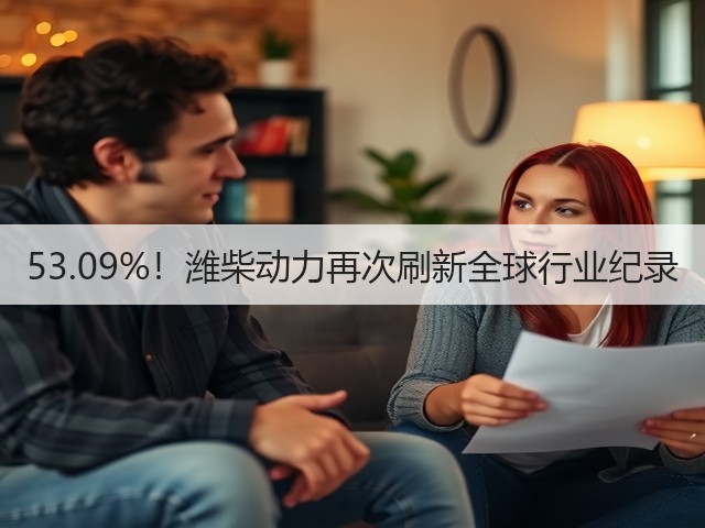 53.09%!潍柴动力再次刷新全球行业纪录(图1) 53.09%!潍柴动力再次刷新全球行业纪录(图1)