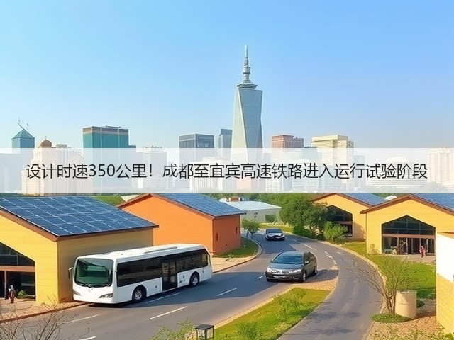 设计时速350公里!成都至宜宾高速铁路进入运行试验阶段(图1) 设计时速350公里!成都至宜宾高速铁路进入运行试验阶段(图1)