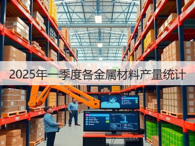 2025年一季度各金属材料产量统计(图3) 2025年一季度各金属材料产量统计(图3)