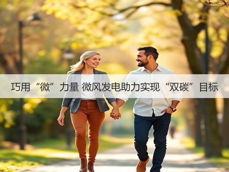 巧用“微”力量 微风发电助力实现“双碳”目标