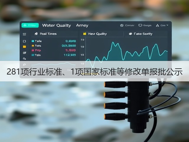 281项行业标准、1项国家标准等修改单报批公示(图1)