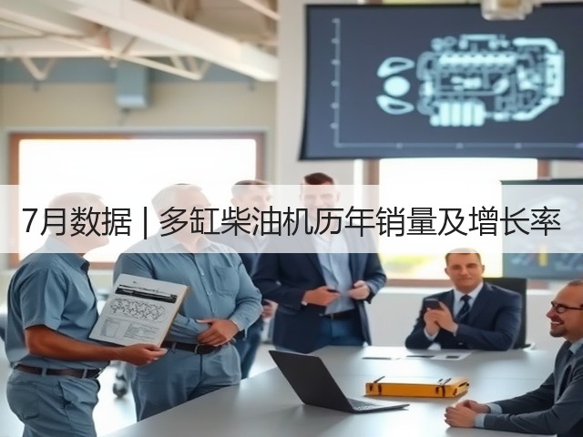 7月数据 | 多缸柴油机历年销量及增长率(图1)