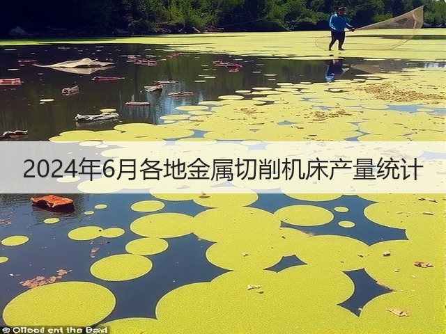 2024年6月各地金属切削机床产量统计(图1)