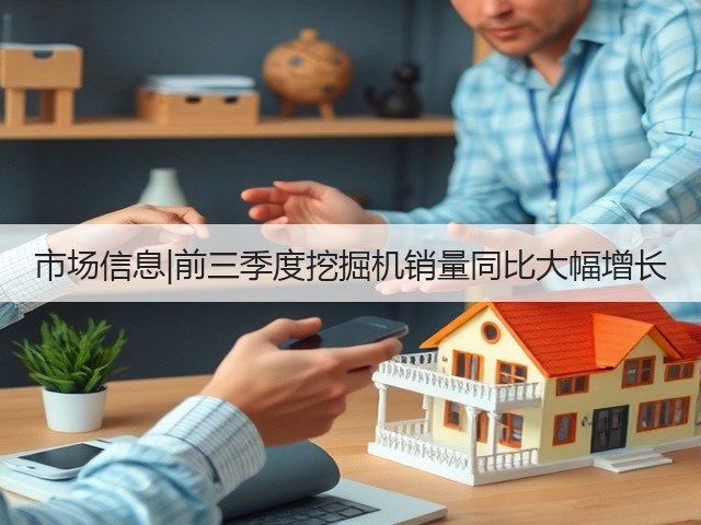 市场信息|前三季度挖掘机销量同比大幅增长(图2)