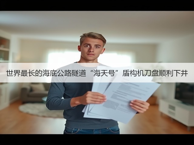 世界最长的海底公路隧道“海天号”盾构机刀盘顺利下井(图2) 世界最长的海底公路隧道“海天号”盾构机刀盘顺利下井(图2)