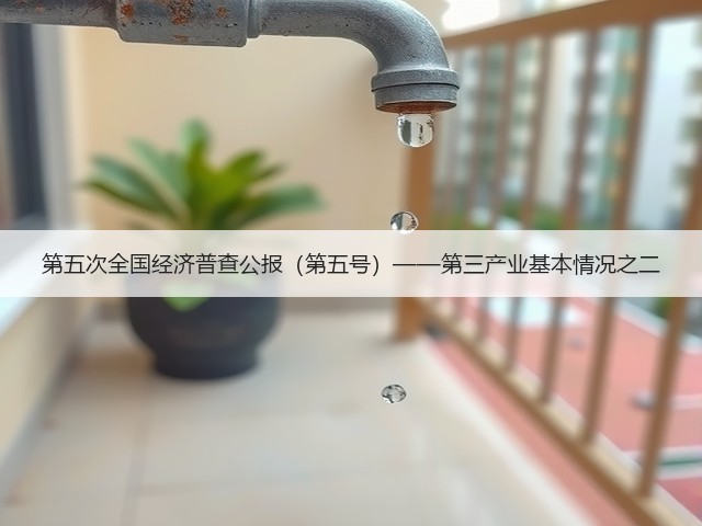 第五次全国经济普查公报(第五号)——第三产业基本情况之二(图1) 第五次全国经济普查公报(第五号)——第三产业基本情况之二(图1)