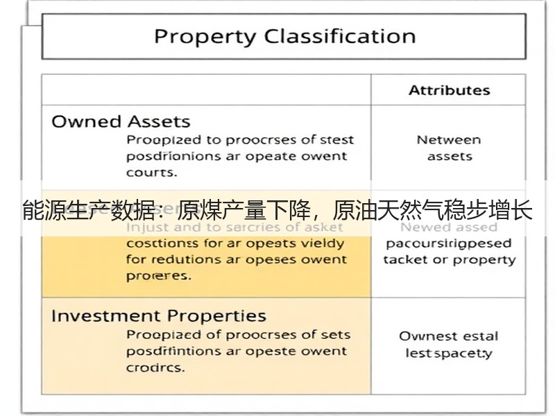 能源生产数据:原煤产量下降,原油天然气稳步增长 能源生产数据:原煤产量下降,原油天然气稳步增长