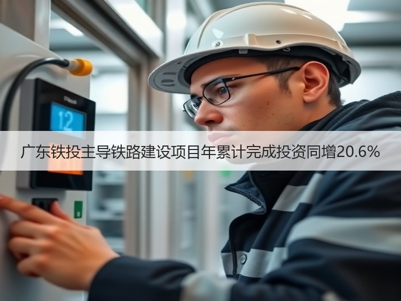 广东铁投主导铁路建设项目年累计完成投资同增20.6%