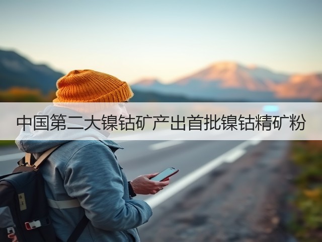 中国第二大镍钴矿产出首批镍钴精矿粉(图2) 中国第二大镍钴矿产出首批镍钴精矿粉(图2)
