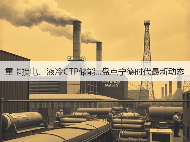 重卡换电、液冷CTP储能...盘点宁德时代最新动态(图3)
