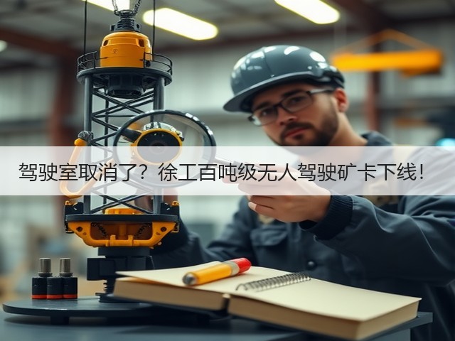 驾驶室取消了？徐工百吨级无人驾驶矿卡下线！(图2)