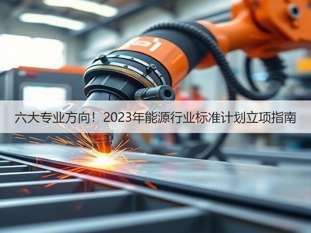 六大专业方向!2023年能源行业标准计划立项指南(图1) 六大专业方向!2023年能源行业标准计划立项指南(图1)