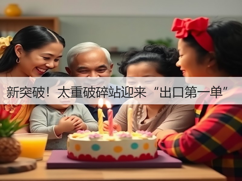 新突破!太重破碎站迎来“出口第一单” 新突破!太重破碎站迎来“出口第一单”