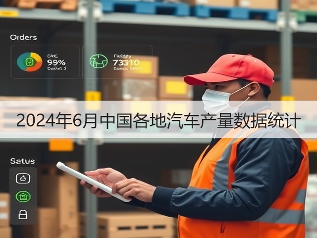 2024年6月中国各地汽车产量数据统计(图1)