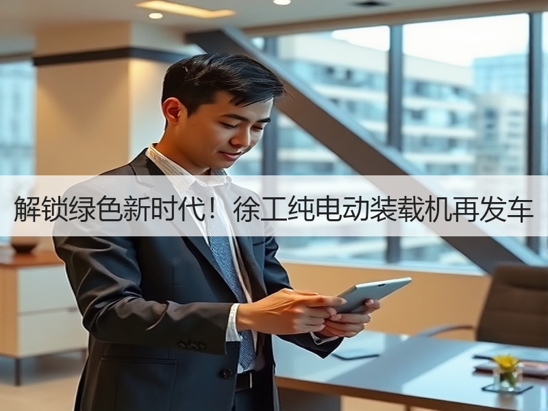 解锁绿色新时代！徐工纯电动装载机再发车