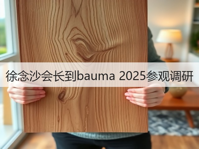 徐念沙会长到bauma 2025参观调研(图2)