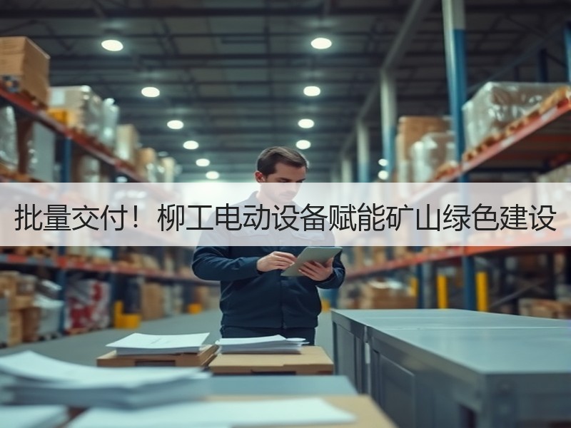 批量交付！柳工电动设备赋能矿山绿色建设