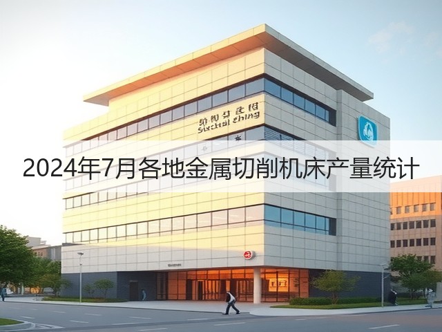 2024年7月各地金属切削机床产量统计(图3) 2024年7月各地金属切削机床产量统计(图3)