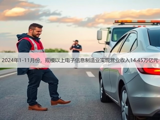 2024年1-11月份,规模以上电子信息制造业实现营业收入14.45万亿元(图3) 2024年1-11月份,规模以上电子信息制造业实现营业收入14.45万亿元(图3)