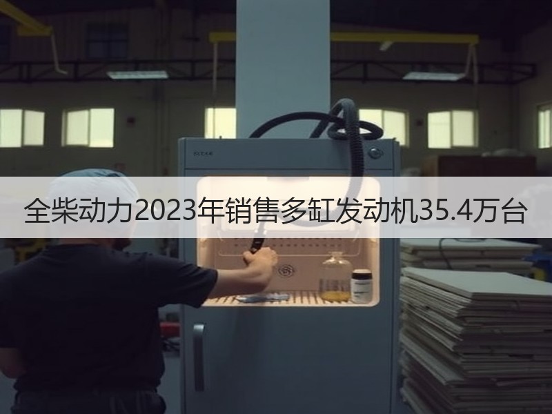 全柴动力2023年销售多缸发动机35.4万台 全柴动力2023年销售多缸发动机35.4万台