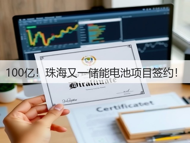 100亿!珠海又一储能电池项目签约!(图3) 100亿!珠海又一储能电池项目签约!(图3)