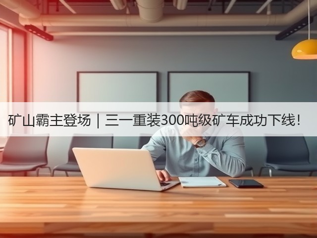 矿山霸主登场｜三一重装300吨级矿车成功下线！(图2)