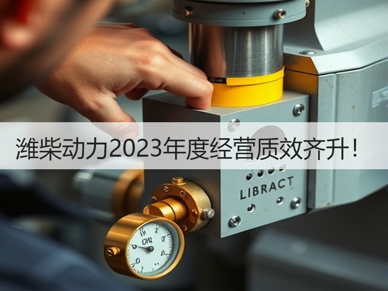 潍柴动力2023年度经营质效齐升！
