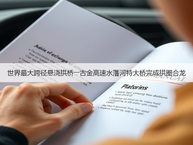 世界最大跨径悬浇拱桥――古金高速水落河特大桥完成拱圈合龙(图3) 世界最大跨径悬浇拱桥――古金高速水落河特大桥完成拱圈合龙(图3)