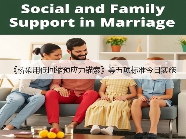 《桥梁用低回缩预应力锚索》等五项标准今日实施(图2)