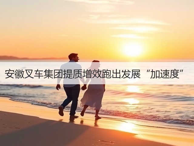 安徽叉车集团提质增效跑出发展“加速度”(图2) 安徽叉车集团提质增效跑出发展“加速度”(图2)