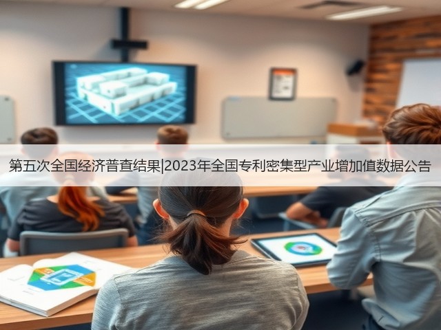 第五次全国经济普查结果|2023年全国专利密集型产业增加值数据公告(图2) 第五次全国经济普查结果|2023年全国专利密集型产业增加值数据公告(图2)