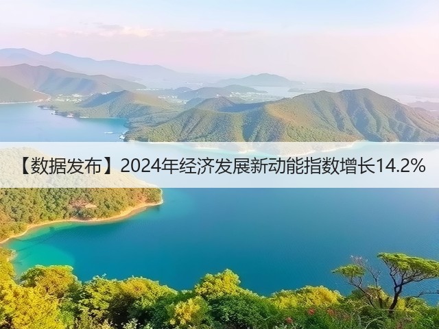 【数据发布】2024年经济发展新动能指数增长14.2%(图2)