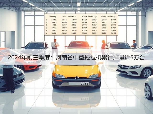2024年前三季度:河南省中型拖拉机累计产量近5万台(图2) 2024年前三季度:河南省中型拖拉机累计产量近5万台(图2)