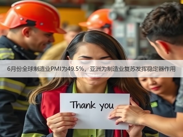 6月份全球制造业PMI为49.5%,亚洲为制造业复苏发挥稳定器作用(图3) 6月份全球制造业PMI为49.5%,亚洲为制造业复苏发挥稳定器作用(图3)