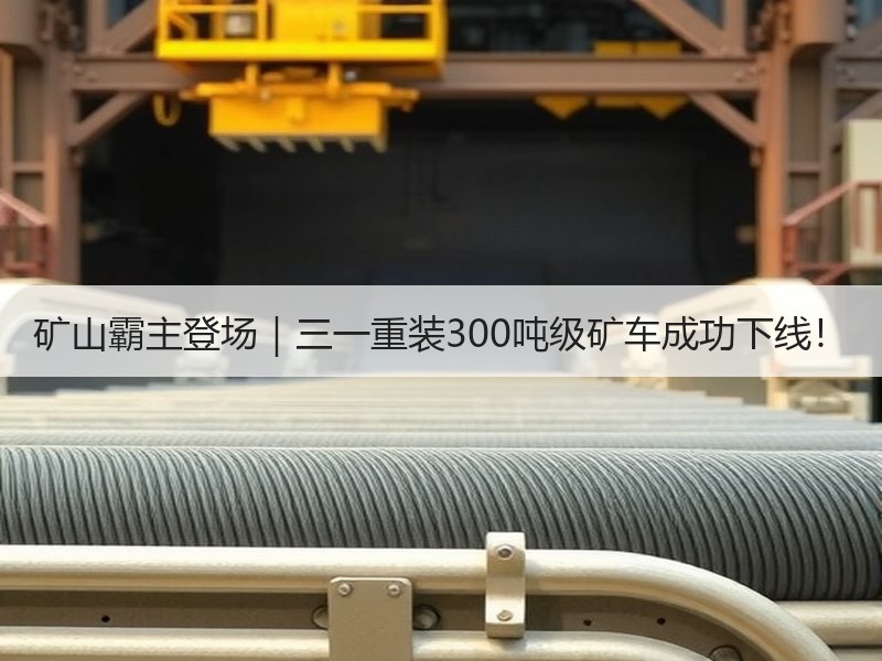 矿山霸主登场｜三一重装300吨级矿车成功下线！