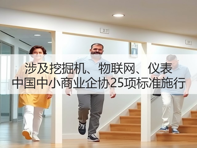 涉及挖掘机、物联网、仪表 中国中小商业企协25项标准施行(图3)