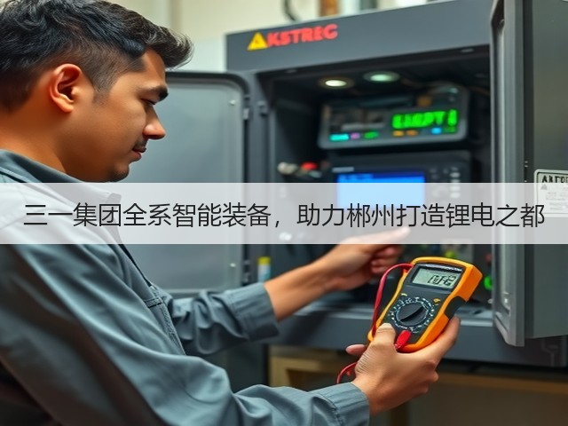 三一集团全系智能装备，助力郴州打造锂电之都(图3)