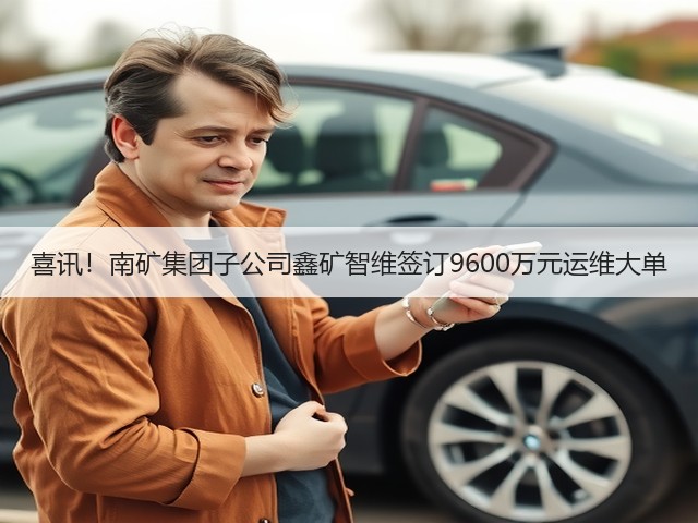 喜讯！南矿集团子公司鑫矿智维签订9600万元运维大单(图1)