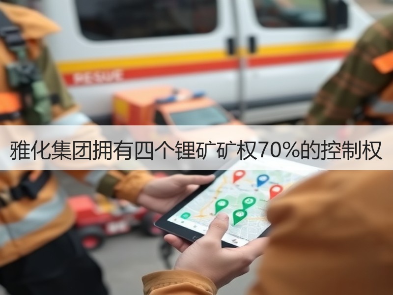 雅化集团拥有四个锂矿矿权70%的控制权